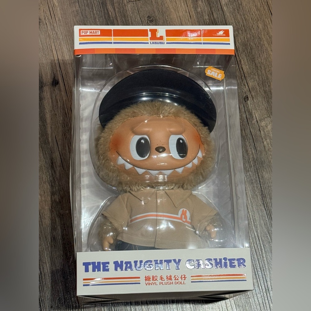 Pop Mart Labubu The Naughty Cashier 400% Collectible Figure NIB
